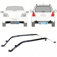 Cinghie serbatoio carburante per Subaru Impreza GD GG 2000-2007 12828