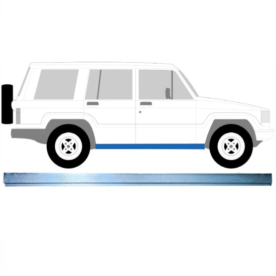 Sottoporta interno per Isuzu Trooper 1983-2005 / Sinistra = Destra (simmetrico) 16124