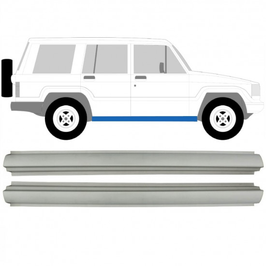 Pannello di riparazione sottoporta lamiera per Isuzu Trooper 1983-2005 / Sinistra+Destra / Set 11368