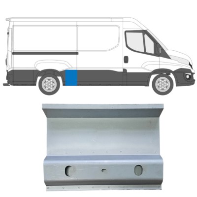 Pannello di riparazione laterale per Iveco Daily 2014-2016 / Sinistra = Destra (simmetrico) 14709