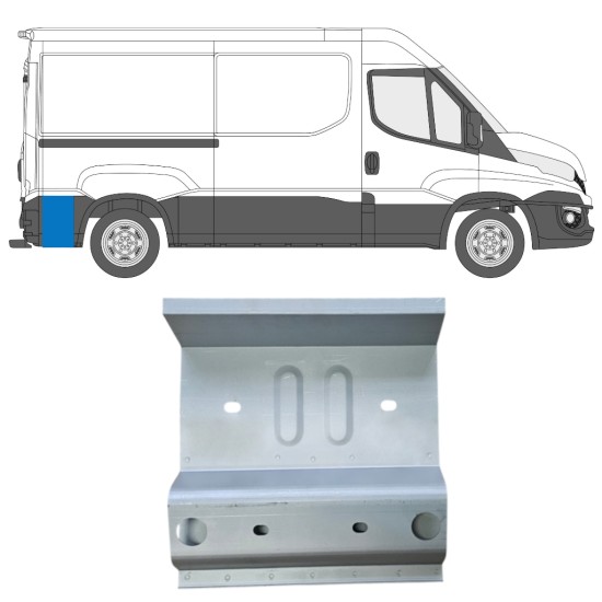 Pannello di riparazione laterale per Iveco Daily 2014-2016 / Sinistra = Destra (simmetrico) 14711