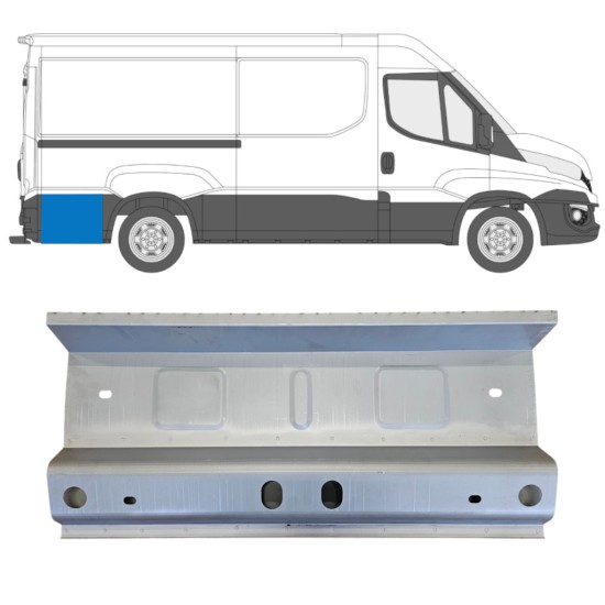 Pannello di riparazione laterale per Iveco Daily 2014-2016 / Sinistra = Destra (simmetrico) 14712