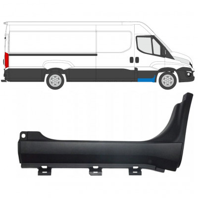 Gonna laterale copertura sottoporta per Iveco Daily 2014-2019 / Destra 7879