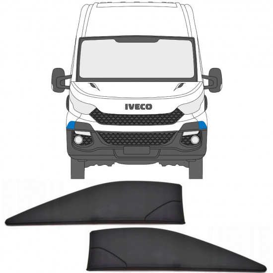 Modanatura parafango anteriore per Iveco Daily 2014-2019 / Sinistra+Destra / Set 11847