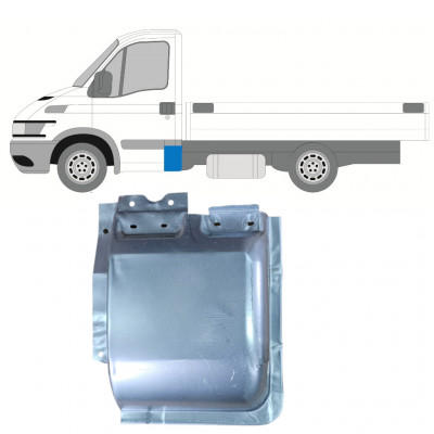 Lamiera di riparazione dell'angolo posteriore per Iveco Daily 1999-2014 / Sinistra 7659