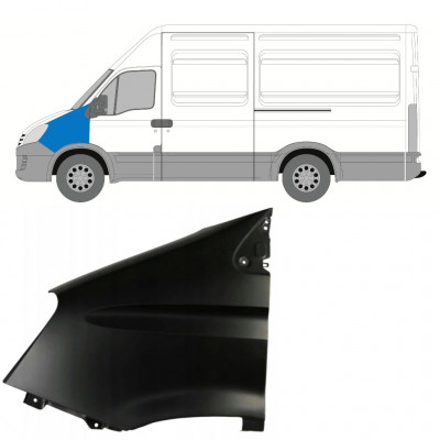 Parafango anteriore per Iveco Daily 2006-2014 / Sinistra 7621