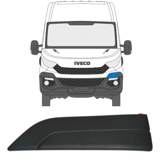 Modanatura del paraurti per Iveco Daily 2014-2019 / Sinistra 11842