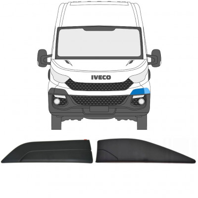 Modanatura del paraurti + parafango anteriore per Iveco Daily 2014-2019 / Sinistra / Set 11845
