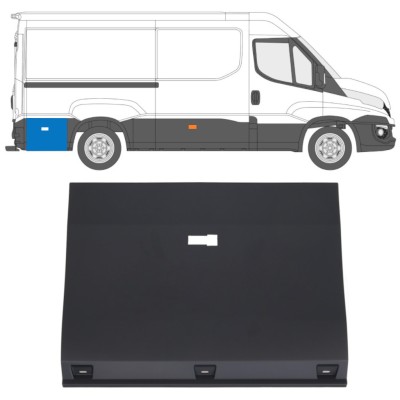 Modanatura laterale posteriore dietro la ruota per Iveco Daily 2014-2019 / Sinistra = Destra (simmetrico) 16660