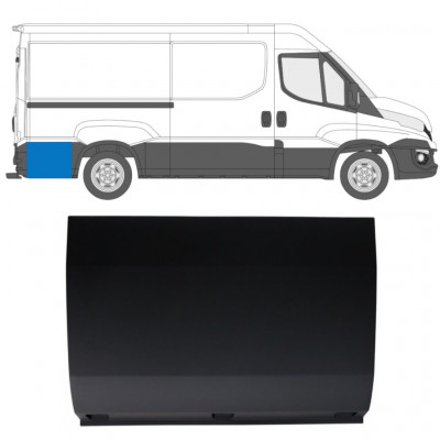 Modanatura laterale posteriore dietro la ruota per Iveco Daily 2014-2019 / Sinistra = Destra (simmetrico) 11980