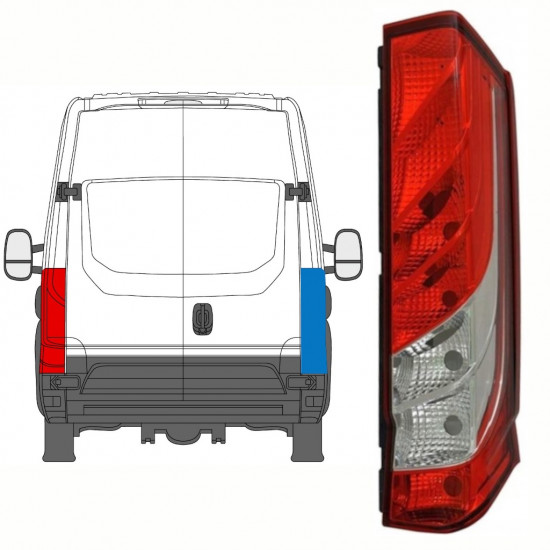 Fanale posteriore per Iveco Daily 2014-2016 / Destra 8536