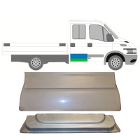 Lamiera di riparazione interno ed esterno porta posteriore per Iveco Daily 1999-2014 / Sinistra = Destra (simmetrico) / Set 16174