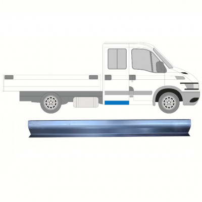 Lamiera di riparazione sottoporta posteriore per Iveco Daily 1999-2014 / Sinistra = Destra (simmetrico) 10702
