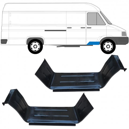 Pannello di riparazione gradino anteriore per Iveco Daily 1990-1999 / Sinistra+Destra / Set 9669