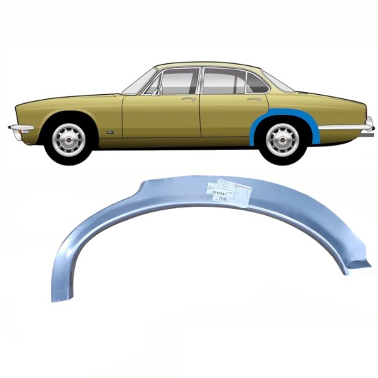 Pannello di riparazione parafango posteriore per Jaguar XJ 1968-1973 / Sinistra 10743