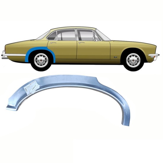 Pannello di riparazione parafango posteriore per Jaguar XJ 1968-1973 / Destra 10742