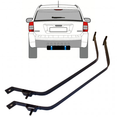 Cinghie serbatoio carburante per Jeep Compass 2006-2017 9382