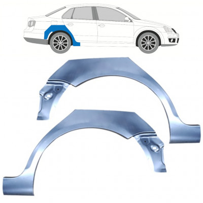 Pannello di riparazione parafango posteriore per Volkswagen Jetta 2005-2010 / Sinistra+Destra / Set 11557