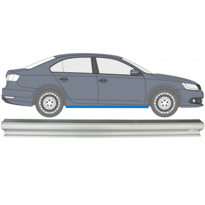 Pannello di riparazione sottoporta lamiera per Volkswagen Jetta 2010-2018 / Sinistra = Destra (simmetrico) 7131