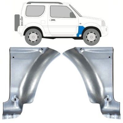Pannello di riparazione parafango anteriore per Suzuki Jimny 1998-2018 / Sinistra+Destra / Set 15861