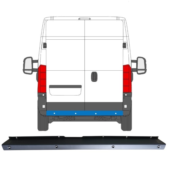 Paraurti posteriore con PDC per Citroen Jumper 2006-2018 16927