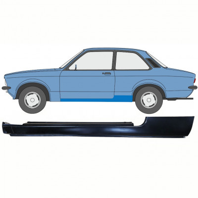 Sottoporta Lamiera Completo per Opel Kadett C 1973-1979 / Sinistra 8783