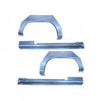 Pannello di riparazione sottoporta e parafango posteriore per Opel Kadett E Astra 1984-1993 / CABRIO / Set 12585
