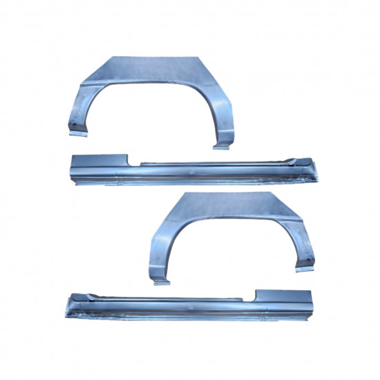 Pannello di riparazione sottoporta e parafango posteriore per Opel Kadett E Astra 1984-1993 / CABRIO / Set 12585