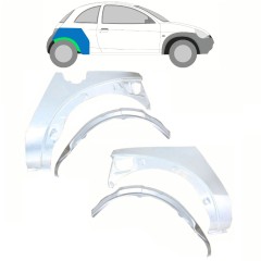 Pannello di riparazione interno ed esterno parafango posteriore per Ford KA 1996-2008 / Set 10777