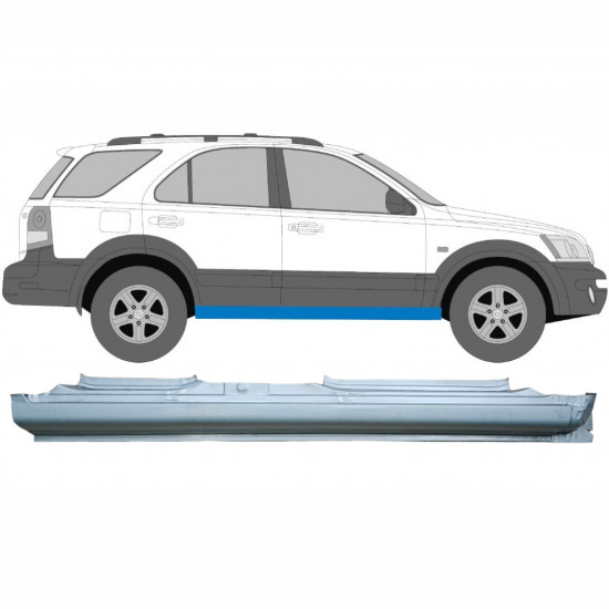 Sottoporta Lamiera Completo per Kia Sorento 2002-2009 / Destra 11683