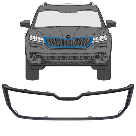 Cadre de calandre per Skoda Kodiaq 2016-2021 16204