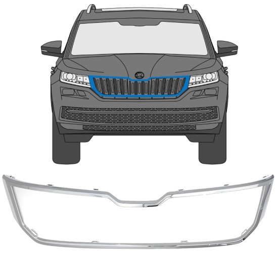 Cadre de calandre per Skoda Kodiaq 2016-2021 16203