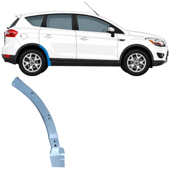 Pannello di riparazione sezione anteriore parafango posteriore per Ford Kuga 2008-2013 / Destra 16934