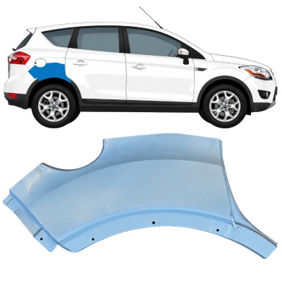 Pannello di riparazione sezione posteriore parafango posteriore per Ford Kuga 2008-2013 / Destra 17065