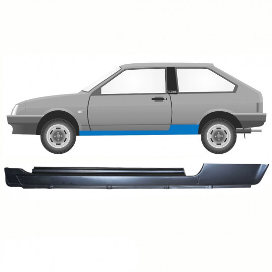 Sottoporta Lamiera Completo per Lada Samara / Sinistra 10873