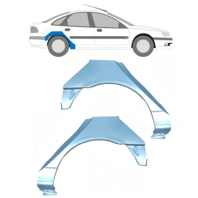 Pannello di riparazione parafango posteriore per Renault Laguna I 1994-2001 / Sinistra+Destra / Set 10591