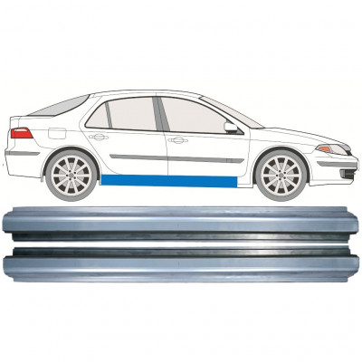 Pannello di riparazione sottoporta lamiera per Renault Laguna II 2001-2007 / Sinistra+Destra / Set 11289
