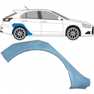 Pannello di riparazione parafango posteriore per Mitsubishi Lancer 2007-2017 / Destra 6851