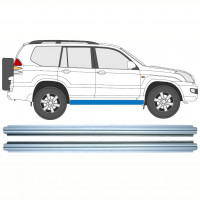 Pannello di riparazione sottoporta lamiera per Toyota Land Cruiser J120 2003-2010 / Sinistra = Destra (simmetrico) / Set 10578