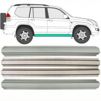 Pannello di riparazione sottoporta interno ed esterno per Toyota Land Cruiser J120 2003-2010 / Sinistra+Destra / Set 10083