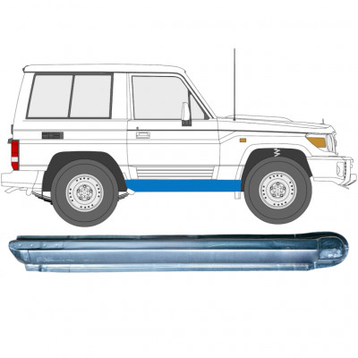 Sottoporta Lamiera Completo per Toyota Land Cruiser J70 1984- / Destra 7058