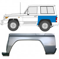Pannello di riparazione parafango posteriore per Toyota Land Cruiser J70 1984- / Sinistra 7057