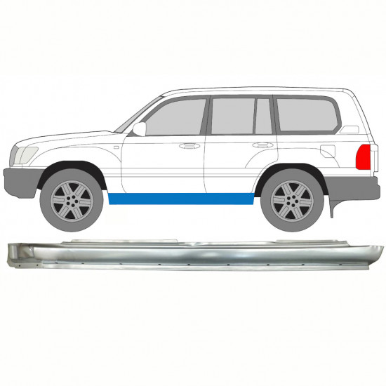 Sottoporta Lamiera Completo per Toyota Land Cruiser J100 1998-2007 / Sinistra 8355