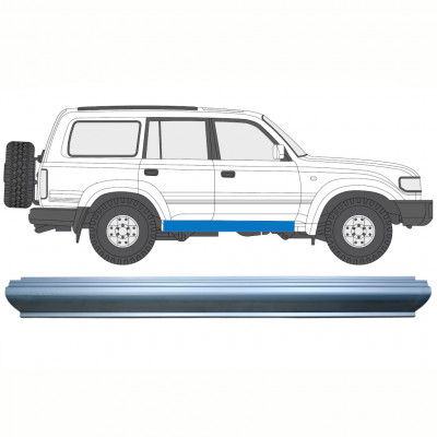 Pannello di riparazione sottoporta lamiera per Toyota Land Cruiser J80 1990-1996 / Sinistra = Destra (simmetrico) 8514