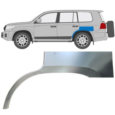 Pannello di riparazione parafango posteriore per Toyota Land Cruiser V8 FJ200 2007- / Sinistra 16341