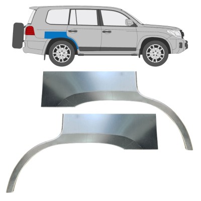 Pannello di riparazione parafango posteriore per Toyota Land Cruiser V8 FJ200 2007- / Sinistra+Destra / Set 16342