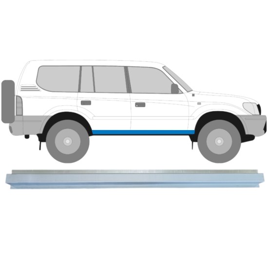 Sottoporta interno per Toyota Land Cruiser J90 1996-2002 / Sinistra = Destra (simmetrico) 14850