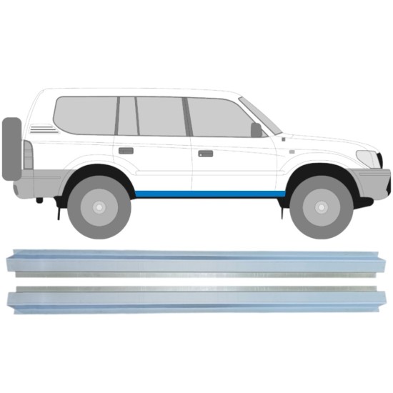 Sottoporta interno per Toyota Land Cruiser J90 1996-2002 / Sinistra+Destra / Set 14851