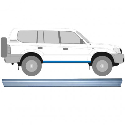 Pannello di riparazione sottoporta lamiera per Toyota Land Cruiser J90 1996-2002 / Sinistra = Destra (simmetrico) 5784