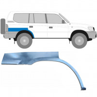 Pannello di riparazione parafango posteriore per Toyota Land Cruiser J90 1996-2002 / Destra 5872